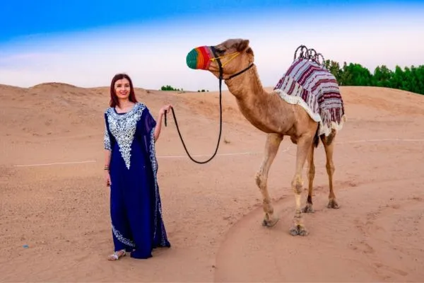 Camel ride in Morning Desert Safari