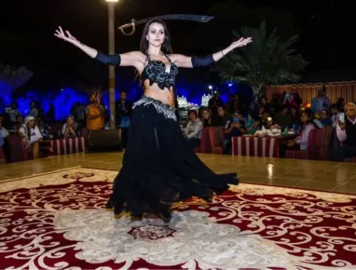 Belly Dance in Evening Desert Safari