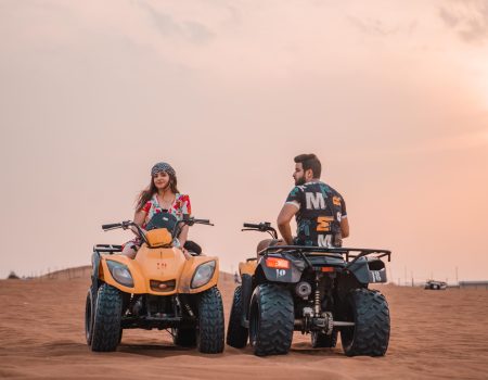 desert safari with quad Bike