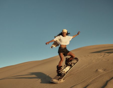 Sandboarding in Desert Safari
